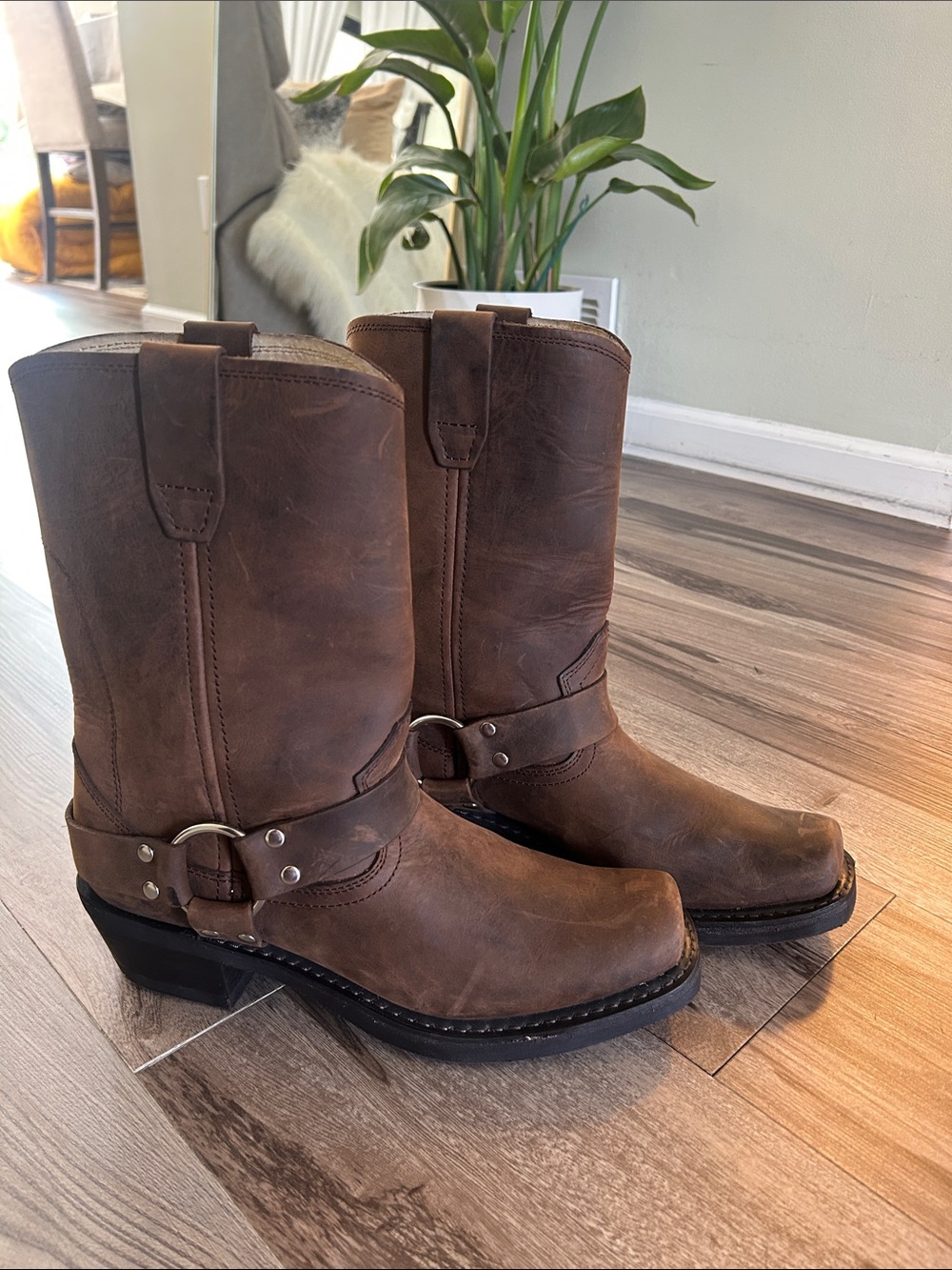 Durango Brown 100% Leather Boots